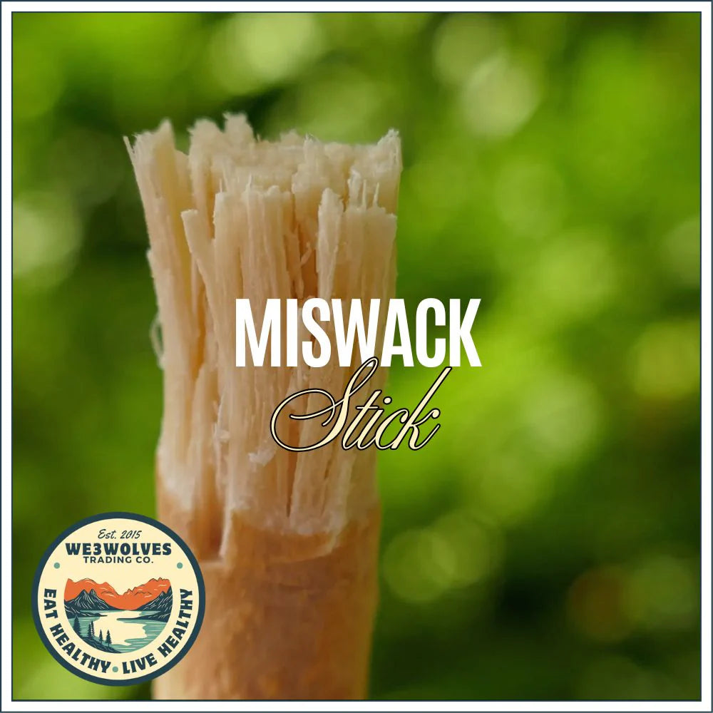 Pack of 5 Authentic Miswak Sticks علبة 5 عيدان مسواك أصلية