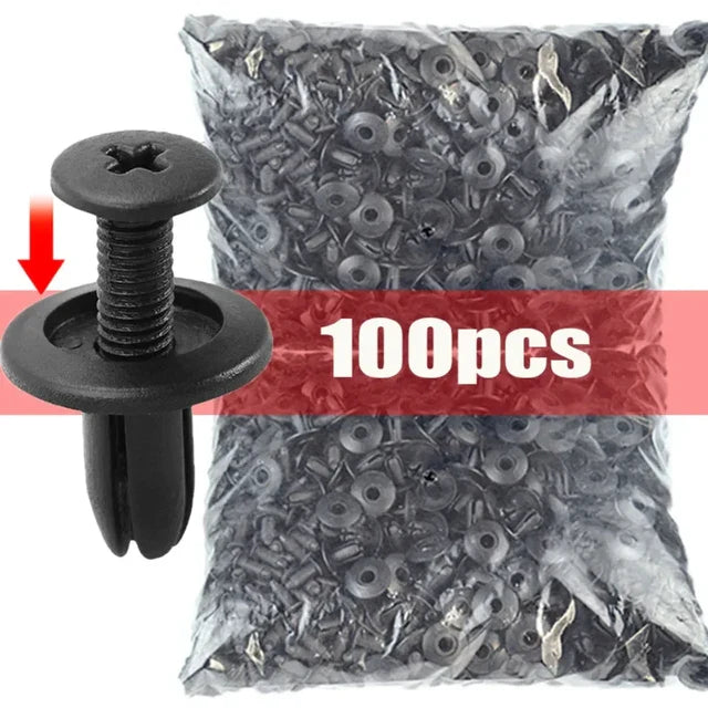 Car Plastic Push Rivets Clips  مشابك بلاستيكية لتثبيت باب السيارة
