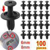 Car Plastic Push Rivets Clips  مشابك بلاستيكية لتثبيت باب السيارة
