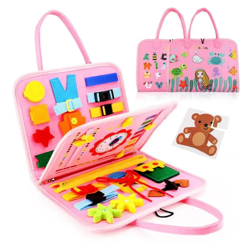 Busy Board Montessori Toys for Toddlers