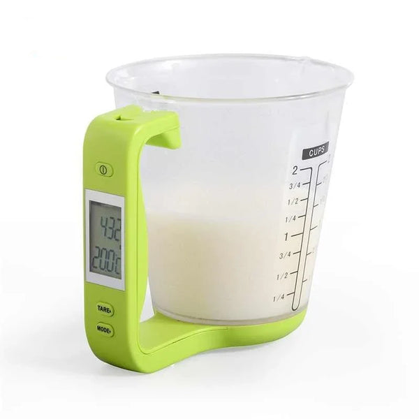 Digital LCD Measuring Cup for Effortless Cooking & Baking كوب قياس رقمي بشاشة