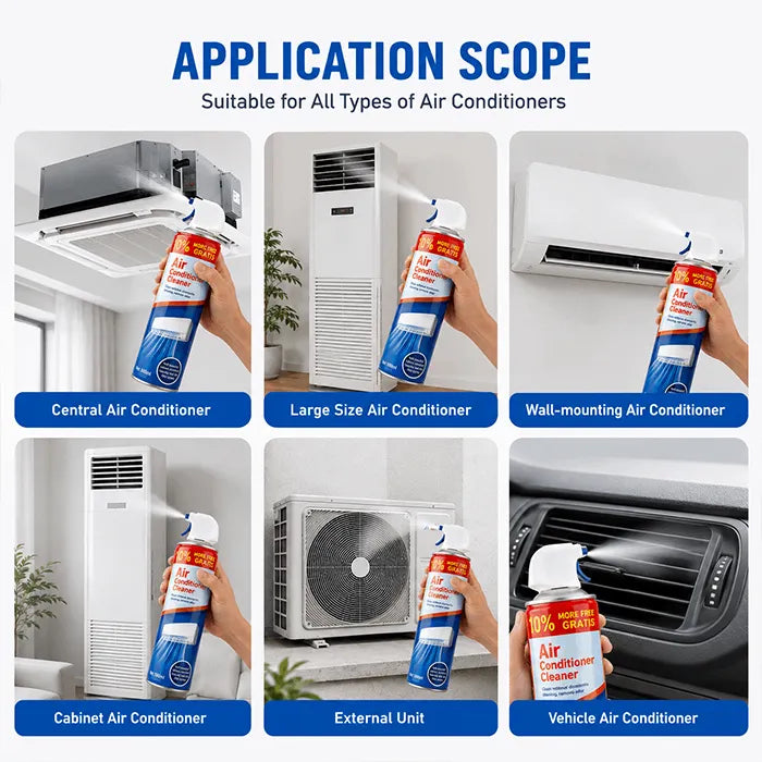 Home Air Conditioning Cleaner & Purifier منظف ومعقم مكيفات الهواء المنزلية