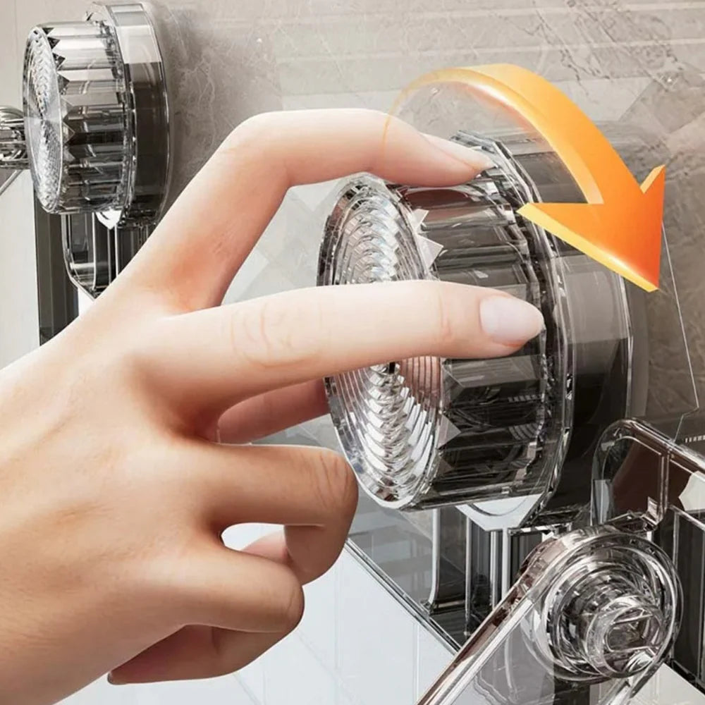 Wall Mounted Foldable Suction Socks Drying Rack رف تجفيف جوارب جداري قابل للطي