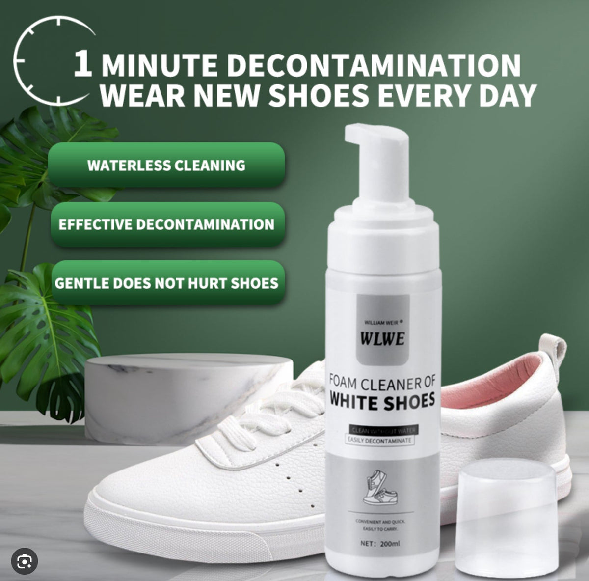 Shoes Foam Cleaner Kit طقم تنظيف الأحذية بالرغوة