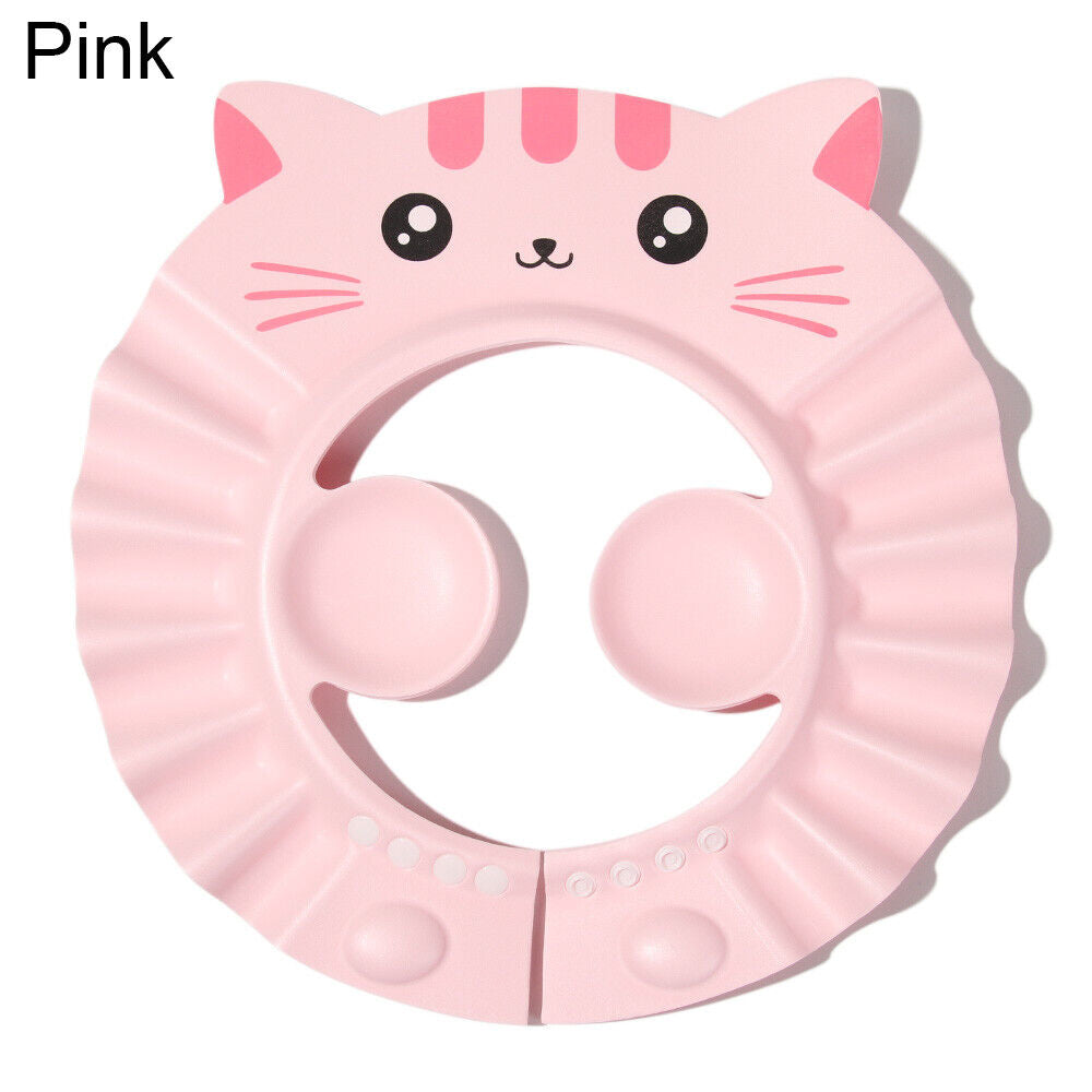 Ear Protection Shampoo Shield Baby Shower Cap قبعة حمام لحماية أذني الطفل