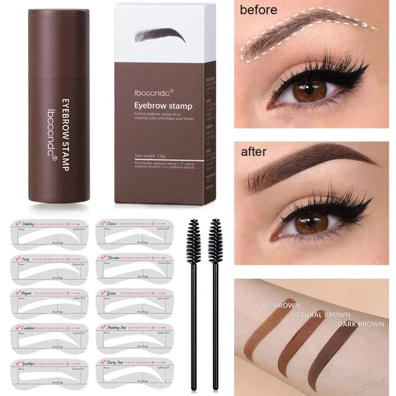 ibcccndc® EyeBrow Stamp | 10 Shapes