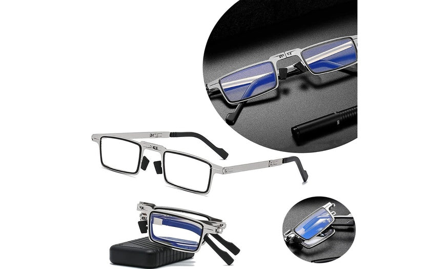 Titanium Foldable Reading Glasses نظارات قراءة تيتانيوم قابلة للطي