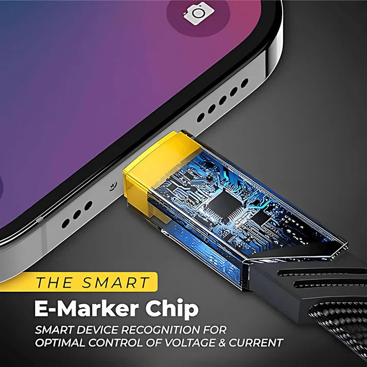4-in-1 Fast Charging Multi-Device Cable كابل شحن سريع 4 في 1