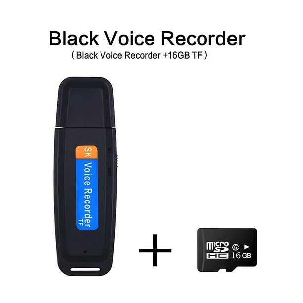USB Voice Recorder + Memory | مع كرت ذاكرةUSB مسجل الاصوات على شكل