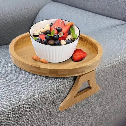 Couch Armrest Adjustable Table طاولة قابلة للتعديل على مسند ذراع الأريكة