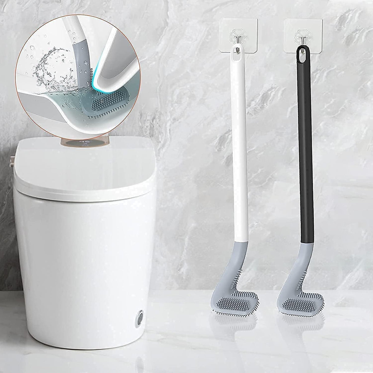 ( Buy 1 Get 1 Free ) Golf Head Toilet Brush فرشاة مرحاض برأس غولف