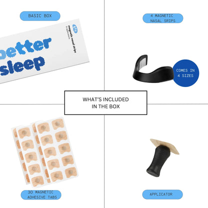 BreatheFree Nose Strip Magnetic شرائط أنف مغناطيسية