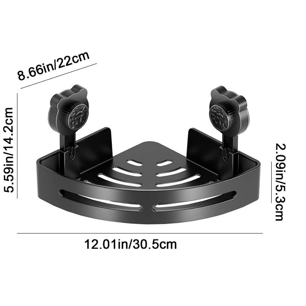 Suction Triangle Storage Rack رف تخزين مثلثي بالشفط