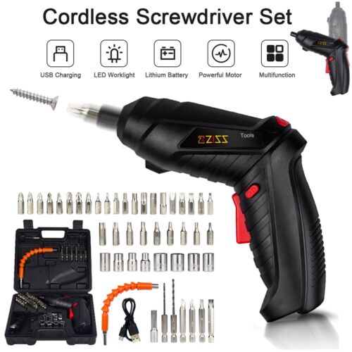 Foldable Electric Screwdriver | 47 Pieces Set مفك كهربائي قابل للطي 47 قطعة