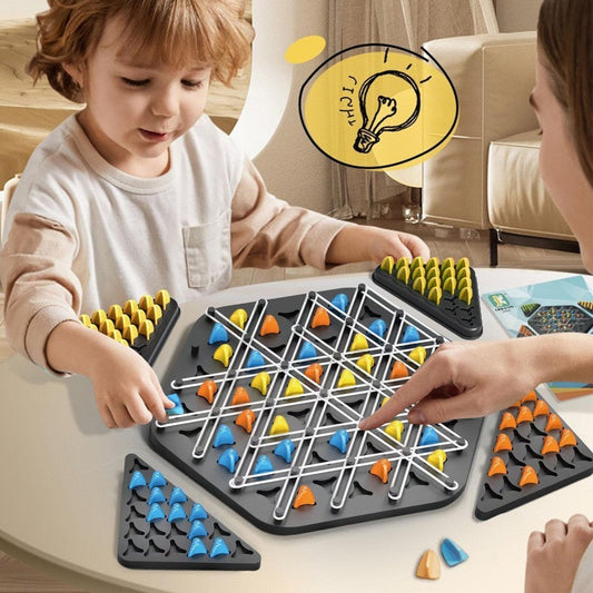Chain Triangular Chess Game لعبة شطرنج مثلثي متسلسل