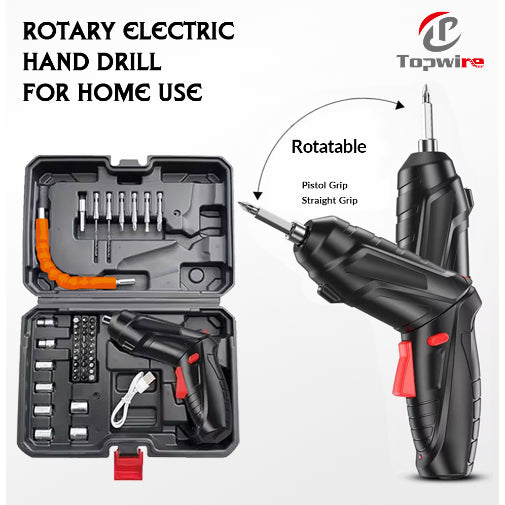 Foldable Electric Screwdriver | 47 Pieces Set مفك كهربائي قابل للطي 47 قطعة