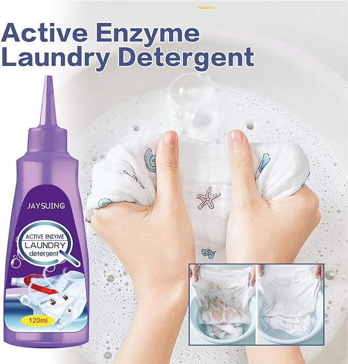 Oil & Stain Before Wash Remover - Active Enzyme Bright Clothing 120ml low