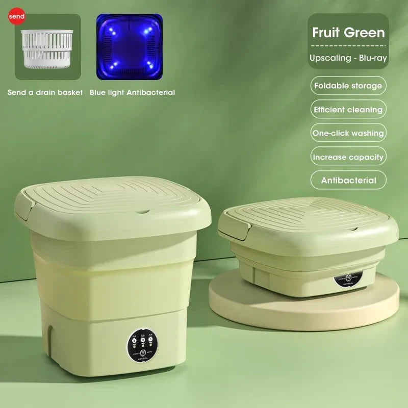 Foldable Washing Machine + Dryer غسالة قابلة للطي مع مجفف